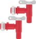 Robinet de pluie avec robinet de vidange, 3/4 pouce, double