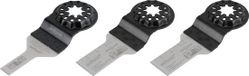 Wolfcraft - Jeu d'accessoires extra fin pour outils multifonctions pour scier le bois - 3 pièces - 4235000