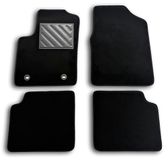 MTC Automotive Automatten voor Ford Ka II vanaf bouwjaar 2008 tot 2016, precies passend, antislip, hakbeschermers van versterkt rubber, bevestigingsknoppen