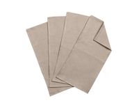 Scandi Living Serviettes de table Clean 45 x 45 cm lot de 4 sable