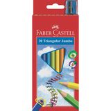Faber-Castell Jumbo Kleurpotloden - 20 Stuks - Meerkleurig