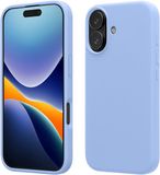 kwmobile telefoonhoesje geschikt voor Apple iPhone 17 - Hoesje met siliconen coating - Smartphone case in Lavendelblauw