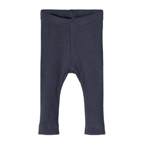 NAME IT NAME IT BABY newborn baby regular fit broek NBNKAB donkerblauw