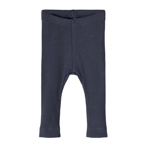NAME IT BABY baby regular fit broek NBNKAB donkerblauw