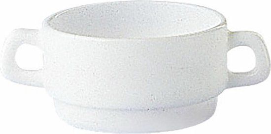 Arcoroc Restaurant Soepkom - 31 cl - Set van 6 - Wit - Porselein