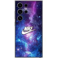Samsung Galaxy S25 Ultra nike logo blanc espace coloré Maniacase