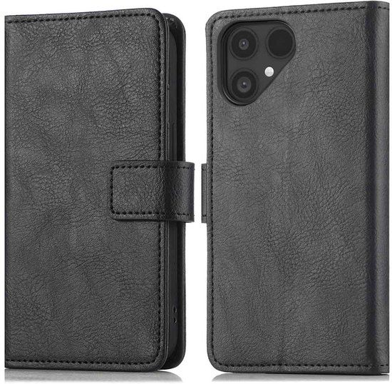 imoshion Hoesje - Geschikt voor Fairphone 6 - Luxe Bookcase - Zwart
