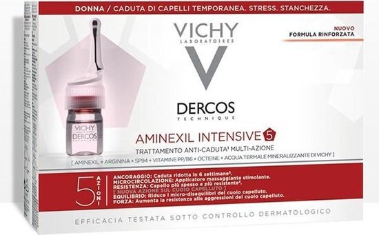 Vichy Dercos Aminexil Clinical 5 vrouw Ampullen 42 stuks