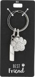 Depesche Sleutelhanger Glamour met Pootafdruk en Glitters - Metaal