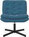 vidaXL Draaibare relaxstoel blauw 63 x 75 x 76 cm fluweel