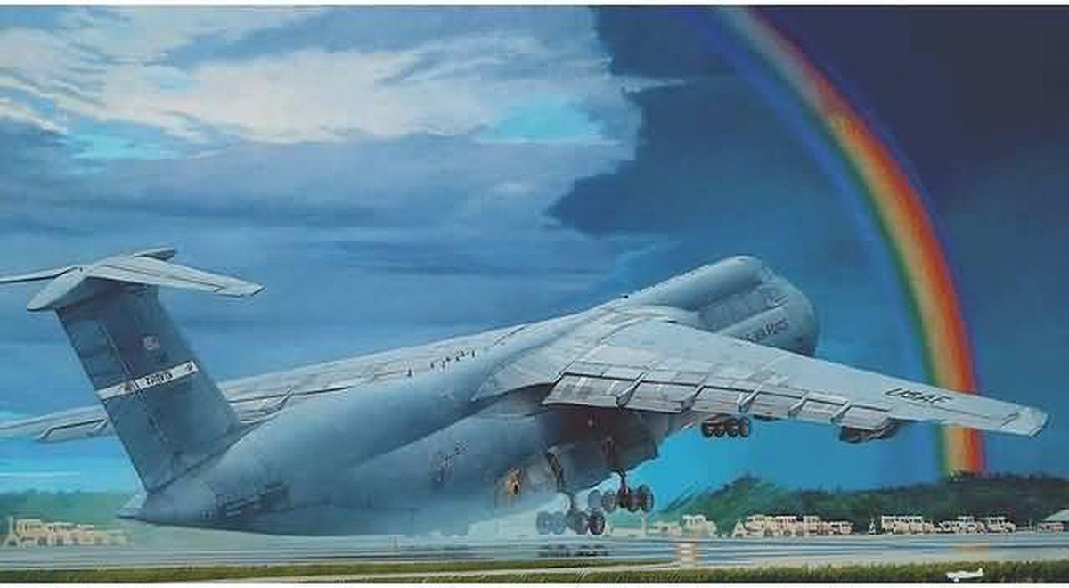 Roden 330 modelbouwset C-5B Galaxy - Kunststof - 4823017702110