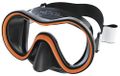 SEAC Sunrise, monolens masker van gehard glas voor duiken en snorkelen met 3D-gesp