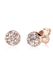 Elli - Oorbellen - Dames klassiek met kristallen in 925 sterling zilver - Roze