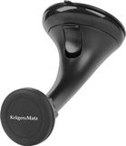 Krüger&Matz Magnetische Telefoonhouder Auto Voorruit 360° Rotatie Zwart