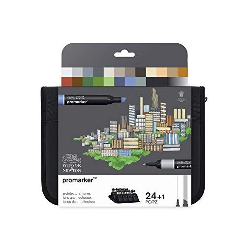 Winsor & Newton ProMarker Architecture Set of 24 - 0884955073902