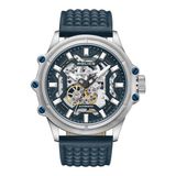 Police PEWGE1601803 Montre homme automatique cuir bleu