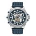 Police PEWGE1601803 Montre homme automatique cuir bleu