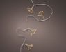 Lumineo Microled Stringlights 100cm Goud/Klassiek Warm