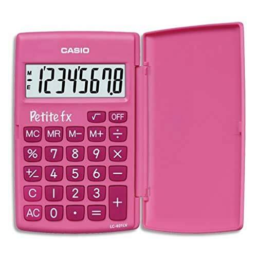 Casio LC-401LV Petite fx basisschoolrekenmachine, roze