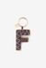 Sissy-Boy Donkerrode bag charm letter F