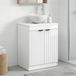Maison Exclusive Armoire de salle de bain exclusive, finition blanche brillante, dimensions 54 x 41 x 70 cm, en matériau composite bois
