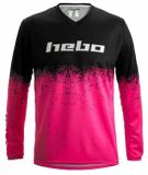 Hebo Pro Trial V Maillot à manches longues Rose L Homme