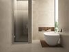 Wiesbaden Less Nisdeur Glasplaat - Links - 80x200cm - 8mm - Helder naar Spiegelrook Glas - Nano Coating