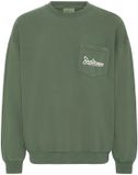 Solid Tadeus Sweatshirt Heren Katoen Ronde Hals Lange Mouw L Koriander