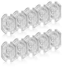 Reer Zelfklevende stopcontact beschermer - 10 stuks - Transparant