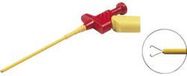 Klemklem SKS Hirschmann KLEPS 250 rt Veiligheids-krokodilklem Steekaansluiting 4 mm CAT II 300 V Rood