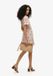Superdry Mini-robe portefeuille imprimée à manches courtes - Femme - Robes - Viscose - Taille UK12-EU40 - Boho Paisley Border Cream