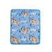 Northwest Bluey Silk Touch Sherpa Gooi Deken, 40" x 50", Happy Times