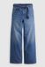 Levi's x sacai pantalon large avec ceinture - Homme - 32 - Délavage moyen / Vintage
