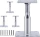 Set de 4 supports de pote réglables en hauteur pour clôtures et pergolas
