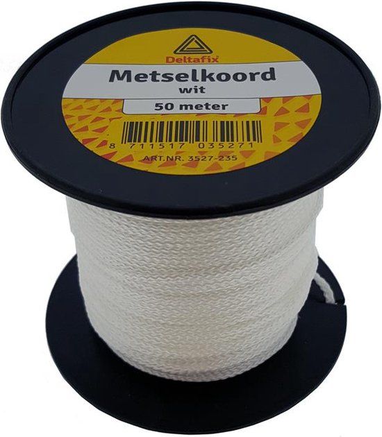 Deltafix THR BV Metselkoord Nylon Zwart 50m