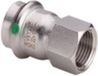 Sanpress Inox raccord à sertir à visser 15mmx3/4 int