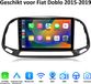 Junsun Autoradio met Bluetooth - Carplay - Android Auto Geschikt voor Fiat Doblo 2015-2019 - 9 Inch TouchScreen - GPS-navigatiesysteem - WiFi - RDS - SWC - 2GB+64GB - 4core processor