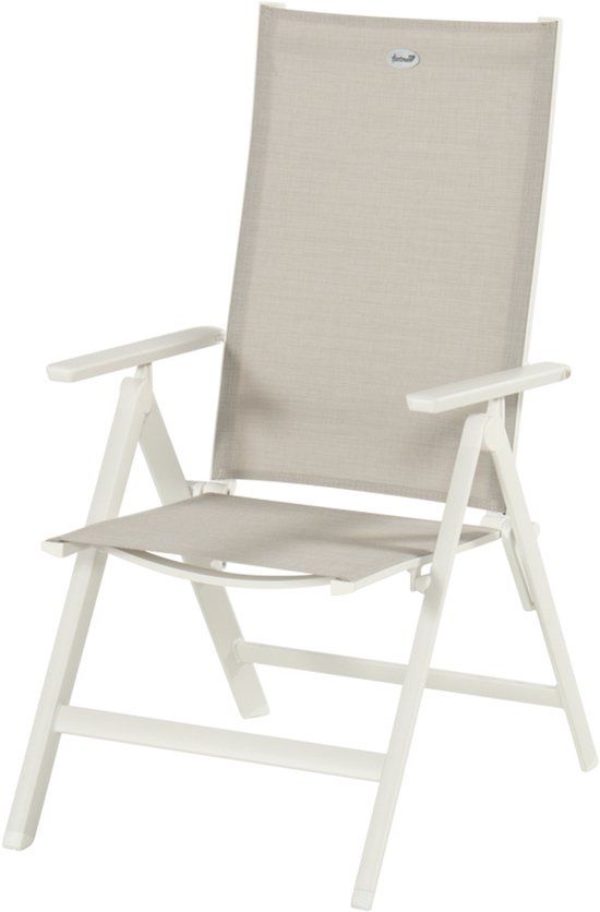 Hartman Aruba Verstelbare Tuinstoel Wit