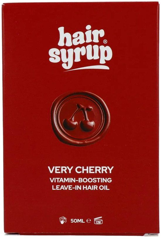Hair Syrup Very Cherry Haarolie – Leave-in Olie met Kersenextract – Voor Glans & Hydratatie – 50 ml