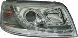 Set AutoStyle Set Koplampen DRL-Look passend voor Volkswagen T5 2003-2010 - Chroom