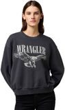 Wrangler 112370776 Sweatshirt Zwart L Vrouw