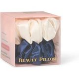 Beauty Pillow Luxury Silk Scrunchies Galaxy Blue & Pearl 2st