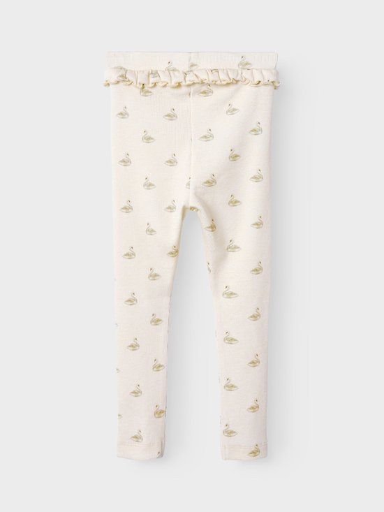 LIL' ATELIER NAME IT NMFGAVO EFI SLIM LEGGING LIL NOOS Meisjes Leggings Pastel Parchment