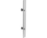 Intersteel Poignée de porte 400 x 40 mm acier inoxydable brossé