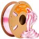 PLA Silk Filament 1,75 mm - Filament pour imprimante 3D - Bobine de 8 kg - Surface lisse et soyeuse - Tolérance de ±0,03 mm - Convient aux imprimantes FDM - Rose