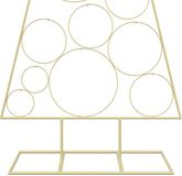 vidaXL Metalen kerstboom KUOPIO 150 cm Staal Goud
