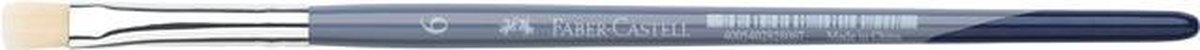 Faber-Castell penseel platte kwast nr. 6 FC-282806