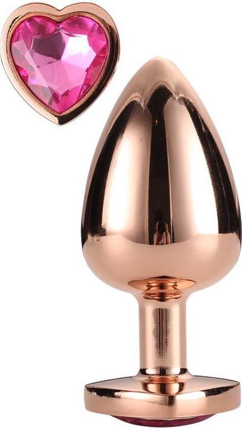 GlamourLove Plug Rose-goud L - Goud - Metaal