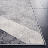 Safavieh Bohemian Indoor Hand Tufted Abstract Collection, ABT340, in Ivory / Charcoal, 60 X 91 cm