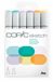 Copic Sketch Pale Pastels marker set 6 stuks Beitel/penseelpunt Meerkleurig